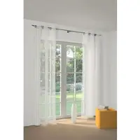 Wirth Gardine "7227" Gr. 4, orange, B:600cm H:120cm, Polyester, Gardinen, Gardine, Store