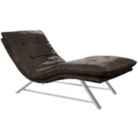 W.Schillig Relaxliege "daily dreams", braun (mocca s37), B:75cm H:91cm T:170cm, Stoff S37 (100% Polyester), Sofas, Relaxliege, in Waffelkissen-Optik, wahlweise mit Motor, Kufengestell, in 2 Breiten