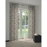Wirth Vorhang "Lisburn" Gr. 3, schwarz, B:132cm H:220cm, Polyester, Gardinen, Vorhang