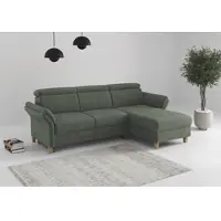 Otto Home Ecksofa "Glendale, L-Form", jungle, B:253cm H:84cm T:166cm, 90% Polyester, 10% Polyamid, Sofas, Ecksofa, inkl. Kopfteilverstellung, wahlweise mit Vorziehsitz und Bettkasten