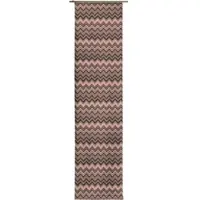 Wirth Schiebegardine "Benewitz" Gr. 2, orange (terrakotta), B:60cm H:175cm, Jacquard, Baumwolle, Polyester, Gardinen, Schiebegardine