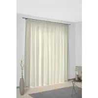 Wirth Vorhang "Telfort" Gr. 5, grau, B:132cm H:255cm, Jacquard, Baumwolle, Polyester, Gardinen, Vorhang