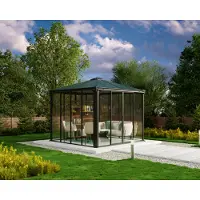 Palram - Canopia Aluminium Kaltwintergarten Ledro 3000 Grau 295x295x276 cm