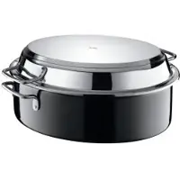 WMF SILIT Professional Bräter, mit Edelstahldeckel, Multifunktional-Bräter für alle Herdarten, auch für Induktion, Durchmesser: 38 cm