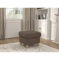 Sit&More Stauraumhocker SIT & MORE "Visby", grau (taupe), B:58cm H:48cm, Hocker, Stauraumhocker, Stauraum, auch erhältlich mit Wasser zu reinigendem "Soft clean" Bezug