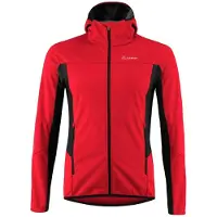 Loeffler - Hooded Jacket North Airblocc Light - Softshelljacke Gr 56 rot
