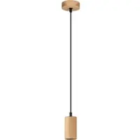 Segula Hängelampe Flow, dimmbar, Holz hell, für Wohn- / Esszimmer, Holz, Pendelleuchte