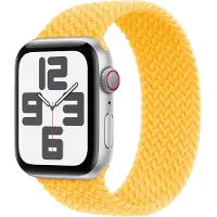 Apple Geflochtenes Solo Loop für Watch | 38/40/41/42 mm - Größe 7 - Sunshine