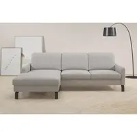 Home affaire "Lecce, 244 cm breit, Federkernpolsterung, L-Form" inkl. saugroboterfreundliche Höhe & schmale Armlehnen