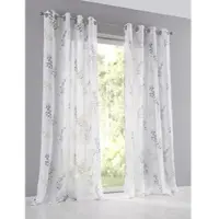 Kutti Heimtextilien Vorhang "Danny" Gr. 4, grün (grau, grün, sanftes weiß), B:135cm H:245cm, Polyester, Gardinen, Vorhang, Polyester, pflegeleicht, bedruckt