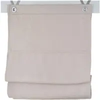 Kutti Heimtextilien Raffrollo "Dimout" Gr. 2, beige (creme), B:60cm H:130cm, Obermaterial: 100% Polyester, Raffrollos, Raffrollo, verdunkelnd, Polyester, Hakenaufhängung
