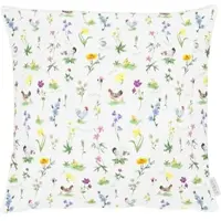 Apelt Dekokissen "6412" Gr. 2, bunt (bunt, weiß, gemustert), B:49cm L:49cm, Baumwolle, Polyester, Dekokissen_Sitzkissen_Kissenhüllen, Dekokissen, Kissenhülle ohne Füllung, 1 Stück