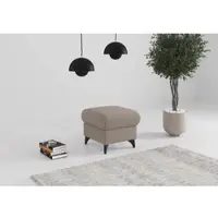 Sit&More Polsterhocker SIT & MORE "Glendale", beige (taupe), B:58cm H:48cm T:58cm, 95% Polyester, 5% Polyamid, Hocker, Polsterhocker, mit Stauraum