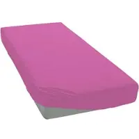 Otto Home Spannbettlaken "PHYSALIS 100% Baumwolle", lila (beere), B:120cm L:200cm, Jersey, Obermaterial: 100% Baumwolle, Bettlaken, Spannbettlaken, Topseller