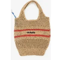 Victoria Bolso Rafia Rayas Women natural (89) UN