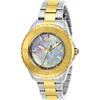 Invicta Angel 29112 Damenuhr - Quarzwerk - Edelstahl mit Perlmuttzifferblatt - 38 mm
