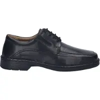 Josef seibel Schnürschuh "Brian", Herren, Gr. 41, Leder, schwarz, Schuhe Schnürschuh, in weiter Form, Freizeitschuh, Halbschuh, Schnürschuh