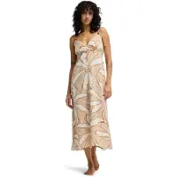Billabong Sommerkleid "Tropic Breeze Maxi", Damen, Gr. XS, beige (stone), Obermaterial: 48% Viskose, 44% Baumwolle, 8% Leinen., Kleider Sommerkleid