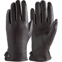 PEARLWOOD Lederhandschuhe "PAM" weiches Fleece-Innenfutter, Temperaturregulierend, Seitenschlitz