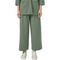 QS Culotte Sommerhose mit Knopf-Design am Gummibund
