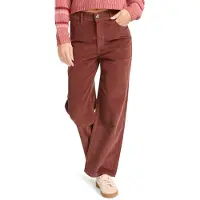 Billabong High-waist-Jeans "Be Free Cord", Damen, Gr. 25 (XXS), espresso, Obermaterial: 100% Baumwolle., Jeans High-waist-Jeans