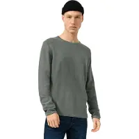 QS Strickpullover , Herren, Gr. XXL, grau, Strick, Obermaterial: 100% Baumwolle, unifarben, regular fit normal, Rundhals, Rollkante, Pullover Strickpullover, mit Rollkante