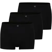 Bugatti Boxershorts "Oslo" 3er Pack, weich, basic, eng, atmungsaktiv, breiter Bund, Baumwollmix, mit Logo