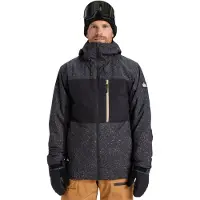 Quiksilver Sycamore Printed Jacke Schwarz M Mann Schwarz M