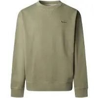 Pepe Jeans für Herren. PM5800154 Sweatshirt Geo Small Logo grün (M), Lässig, Baumwolle