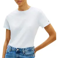 Tommy Hilfiger Reg Corp Logo C-neck Keepsake Blue Größe: M | Hemden Outlet | Damen | Blau