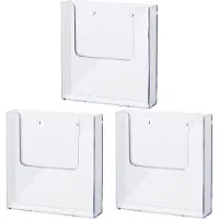 OEM Wandhalter für den Einsatz an der "Hilfswand", 1 x DIN A5, transparent, 3er Pack