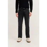Bugatti 5-Pocket-Jeans "Regular Fit", Herren, Gr. 33, Länge 30, grau (273, dunkelgrau), 99% Baumwolle, 1% Elasthan, Jeans 5-Pocket-Jeans, aus Authentic Denim mit Stretch-Komfort