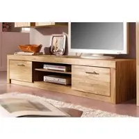 VOGL Möbelfabrik Lowboard VOGL MÖBELFABRIK "Toronto", beige (kernbuche teilmassiv), B:200cm H:40cm T:42cm, Sideboards, Lowboard