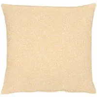 Apelt Dekokissen "7907 Uni Paisley" Gr. 2, rot (apricot, unifarben), B:48cm L:48cm, Kunstfaser, Polyester, Dekokissen_Sitzkissen_Kissenhüllen, Dekokissen, Kissenhülle mit Füllung, 1 Stück