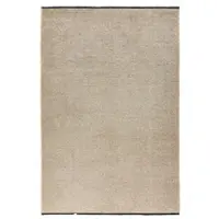 Obsession Teppich "En Vogue 400", beige (cream), B:120cm H:8mm L:170cm, Polyester, Teppiche, Teppich, Uni Farben, leichte Struktur, In- und Outdoor geeignet, waschbar