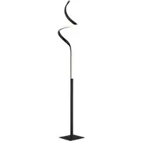 TRIO REALITY LEUCHTEN LED Stehlampe "Mira", schwarz (schwarz, weiß), 1, Ø 20,5cm H: 145cm, 1 Stk., Leuchten, mit Sensor Dimmer, Memoryfunktion, Touch-Steuerung, 3000K, 950 Lumen, LED Stehlampe