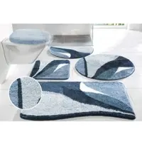 Otto Home Badematte "Magnus, Badvorleger, Badezimmer Teppich" Gr. 10, blau (dunkelblau), H:20mm, Polyacryl, Badematten, Badematte, mehrfarbig, Badteppich, Badematten auch als 2 teiliges Set & rund