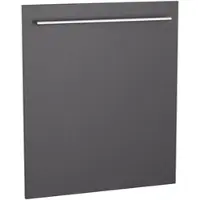 Kochstation Vorsatztür "KS-Bern2", grau (anthrazit), B:59,6cm H:70cm T:1,6cm, Vorsatztüren, Vorsatztür, Breite 60 cm, inkl. Griff