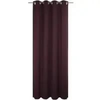 Wirth Vorhang "Newbury", lila (aubergine), B:130cm H:375cm, Baumwolle, Polyester, Gardinen, Vorhang, nach Maß
