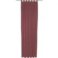 Adam Audio Vorhang ADAM "Uni Collection", rot, B:142cm H:165cm, Baumwolle (Bio-Baumwolle), Gardinen, Vorhang, Blickdichter aus 100% Bio-Baumwolle