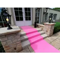 Primaflor Läufer "PODIUM, Made in Belgium", rosa, B:200cm H:2,6mm L:1.000cm, Polypropylen (PP), -IDEEN IN TEXTIL, Teppiche, Läufer, Breite 200 cm, Nadelfilz, Uni-Farben, ideal für Veranstaltungen
