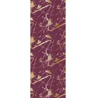 Queence Vinyltapete "Kristan", rot, B:0,9m L:2,5m, Vinyl, Tapeten, Vinyltapete, 90x250cm, selbstklebend, kinderleichte Anbringung,, Sticker