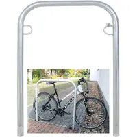 Baumarktplus Fahrradanlehnbügel 114 x 78 cm Stahl feuerverzinkt Ø 49mm Einbetonieren Fahrradständer Parker Typ U