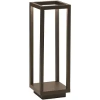 Zafferano Startseite Corten LED Tischlaterne 2,2w batteriebetrieben IP54 Safran 3000K 12h maximale Leistung in Aluminium