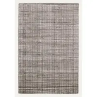 Oci Die Teppichmarke Teppich "DELIMA Tarek" Gr. 7, grau, B:250cm H:5mm L:350cm, Viskose, Wolle, Teppiche, Teppich, handgeknüpft, dezenter Glanz, Viskose, Wohnzimmer
