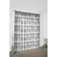 Wirth Vorhang "Bray" Gr. 2, grau (dunkelgrau), B:132cm H:175cm, Jacquard, Baumwolle, Polyester, Gardinen, Vorhang