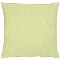 Apelt Dekokissen "7907 Uni Paisley" Gr. 2, grün (grün, unifarben), B:48cm L:48cm, Kunstfaser, Polyester, Dekokissen_Sitzkissen_Kissenhüllen, Dekokissen, Kissenhülle mit Füllung, 1 Stück