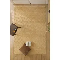 Wecon Home Teppich "Castello TWO", sand beige, B:160cm H:7mm L:230cm, Schurwolle, Teppiche, Teppich, Schurwolle, Kurzflor mit Hoch-Tief-Effekt, Wohnzimmer, Rautenmuster
