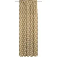 Adam Audio Vorhang ADAM "Maroccan Shiraz" Gr. 5, gelb (curry), B:142cm H:255cm, Jacquard, Baumwolle, Gardinen, Vorhang, aus 100% Bio-Baumwolle