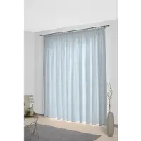 Wirth Vorhang "Telfort" Gr. 3, blau, B:132cm H:225cm, Jacquard, Baumwolle, Polyester, Gardinen, Vorhang